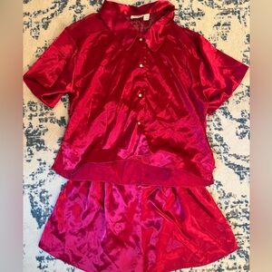 Victoria Secret Vintage Satin Pajama set